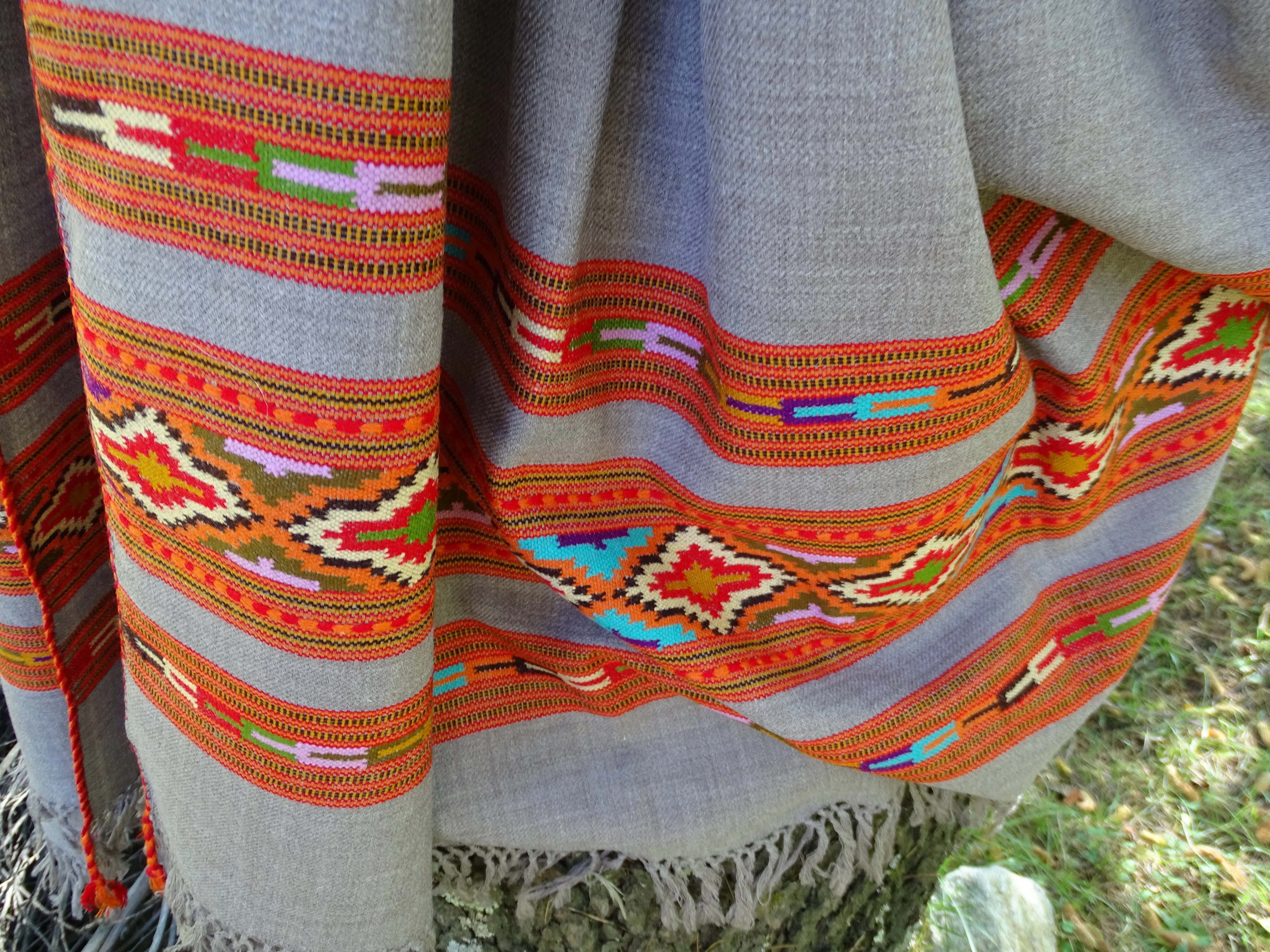 Beautiful tribal wool scarf