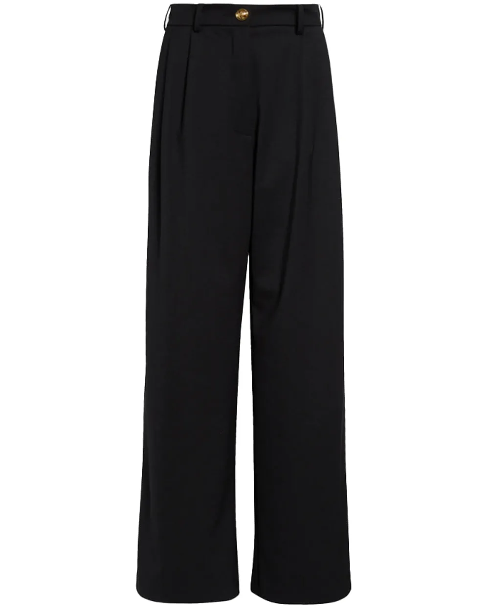 Black Straight Trouser