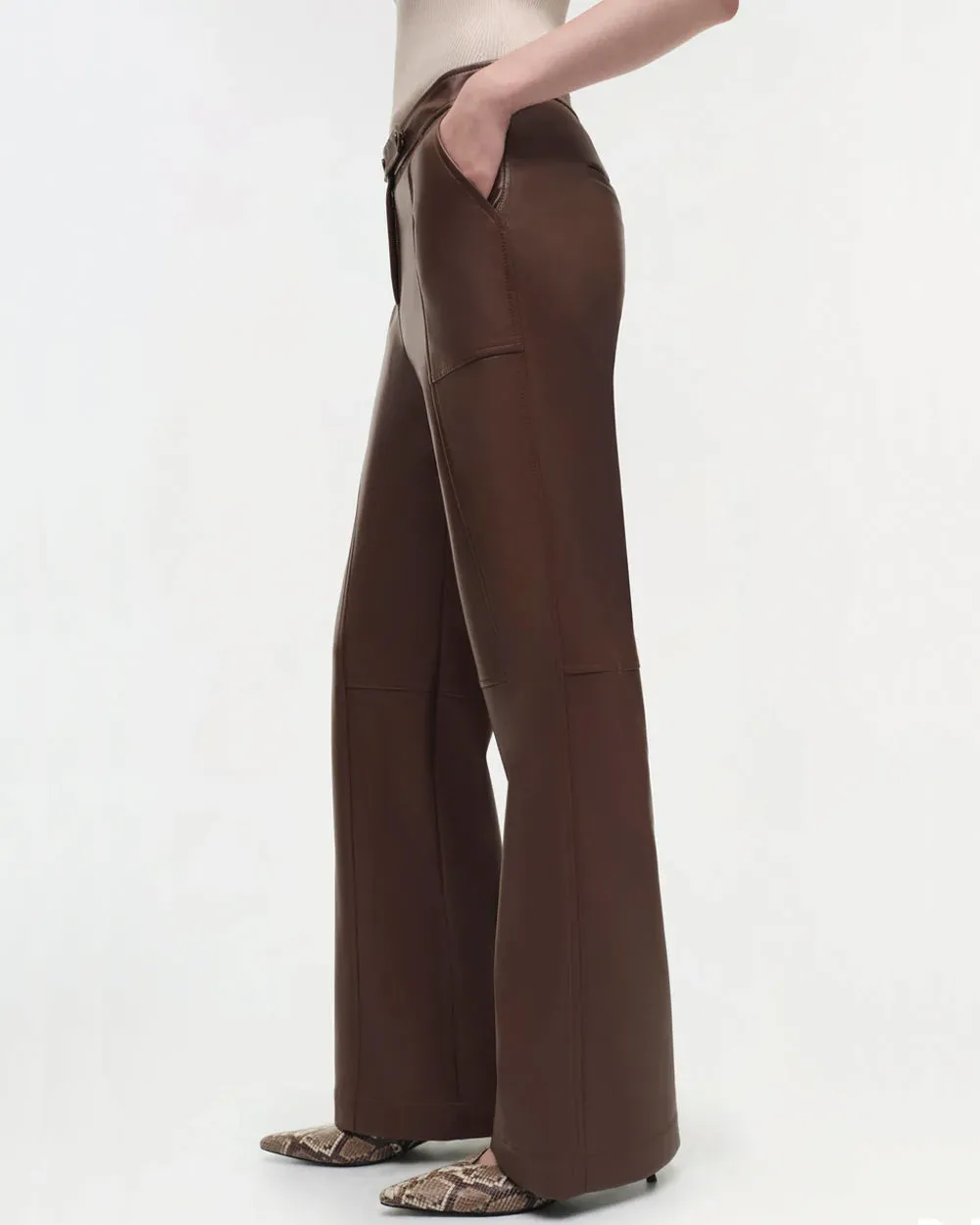 Chestnut Straight Leg Mackenzie Pant