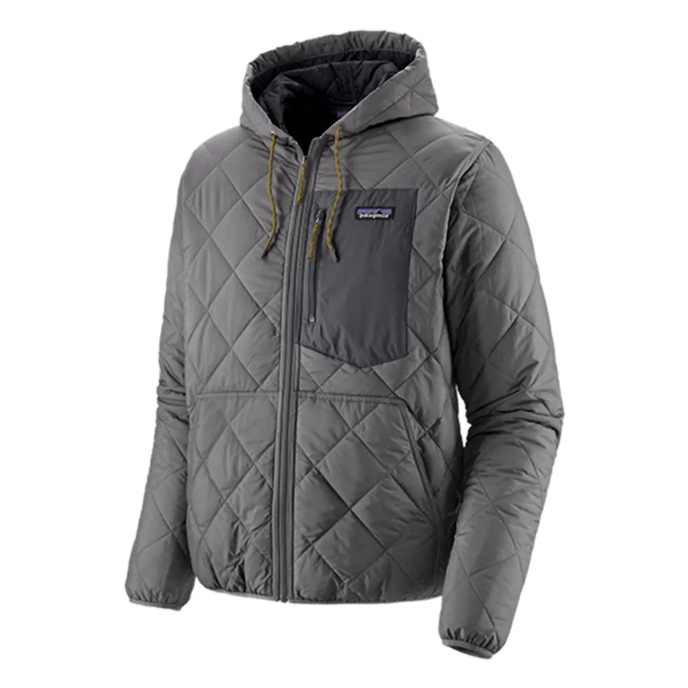 DIAMOND QUILT BOMBER HOODY - MEN'S DOWN & INSULATED JACKETS