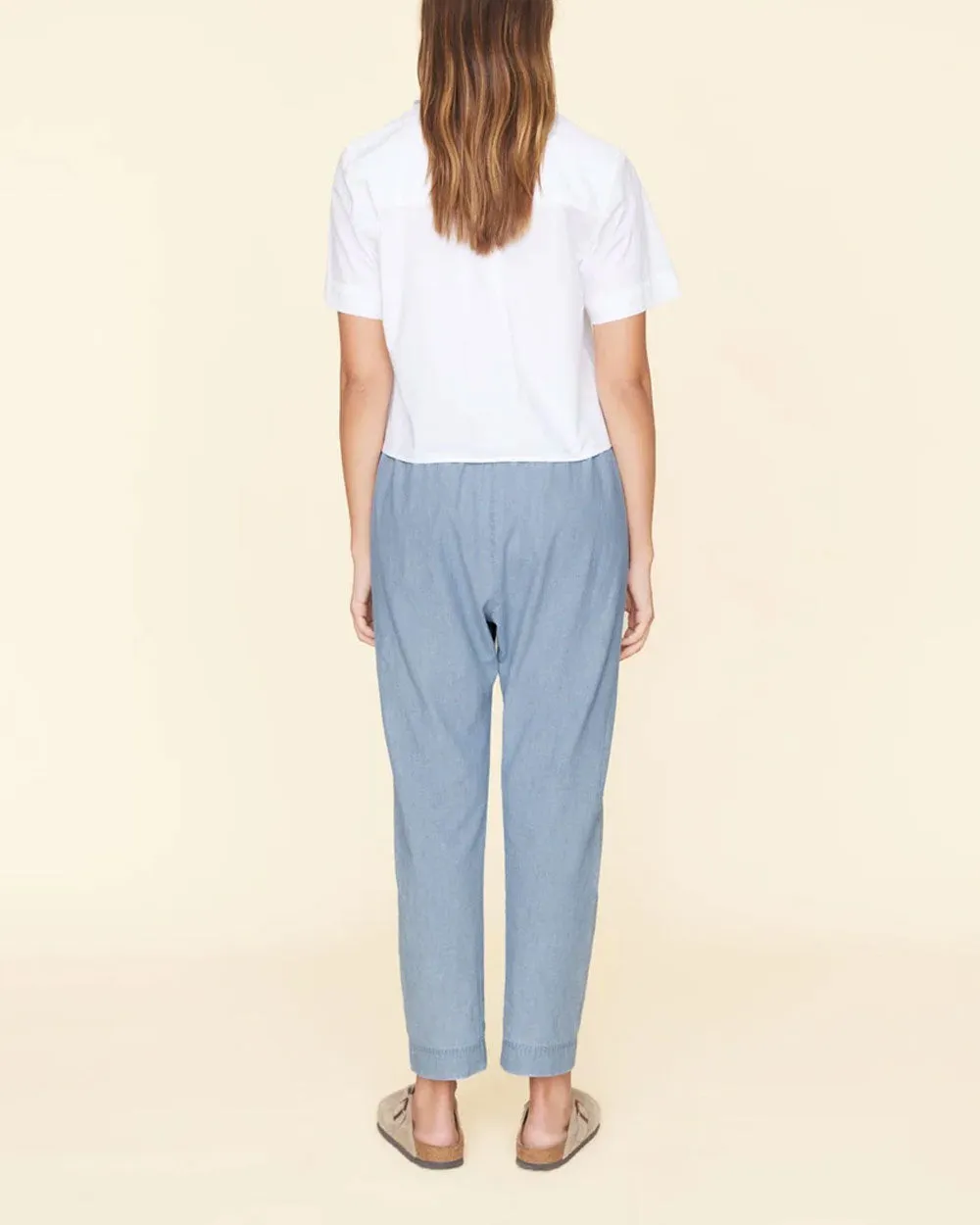 Dusty Blue Draper Pant