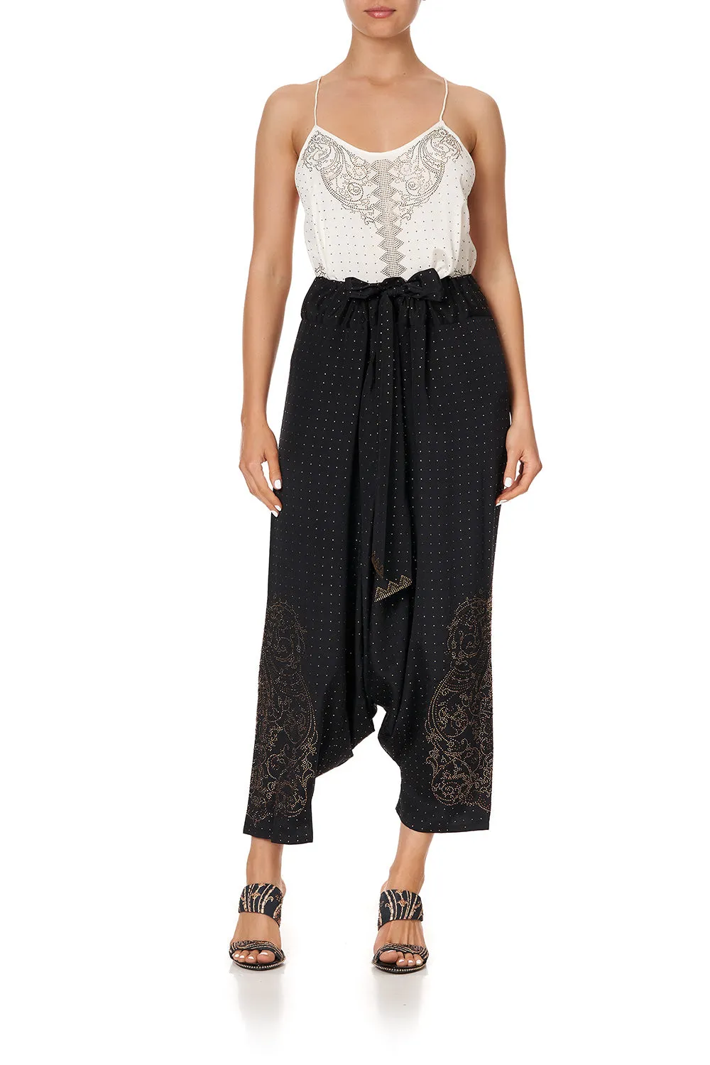 HAREM PANTS LUXE BLACK