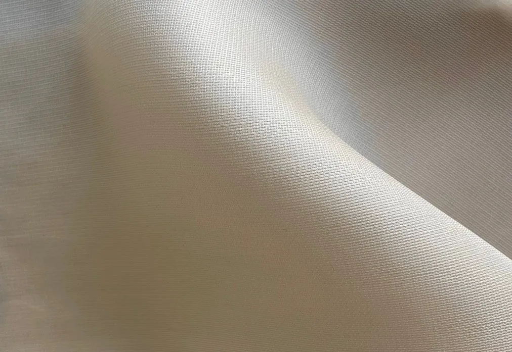 High-End Stiffer Cream Silk Gazaar (Made in Italy)