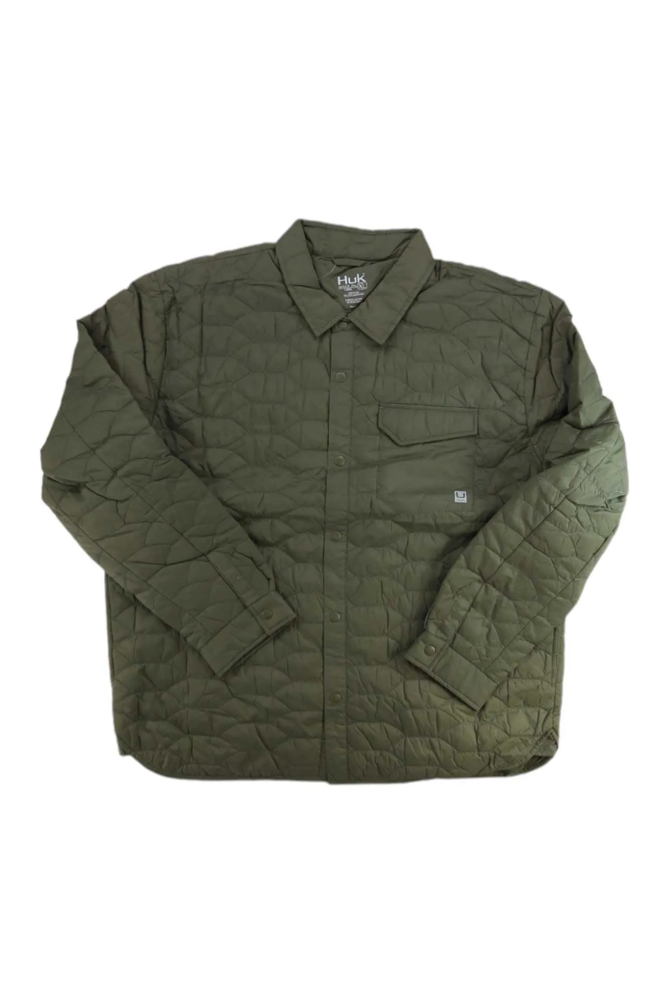 Huk Men's Tarpon Quilt Shacket