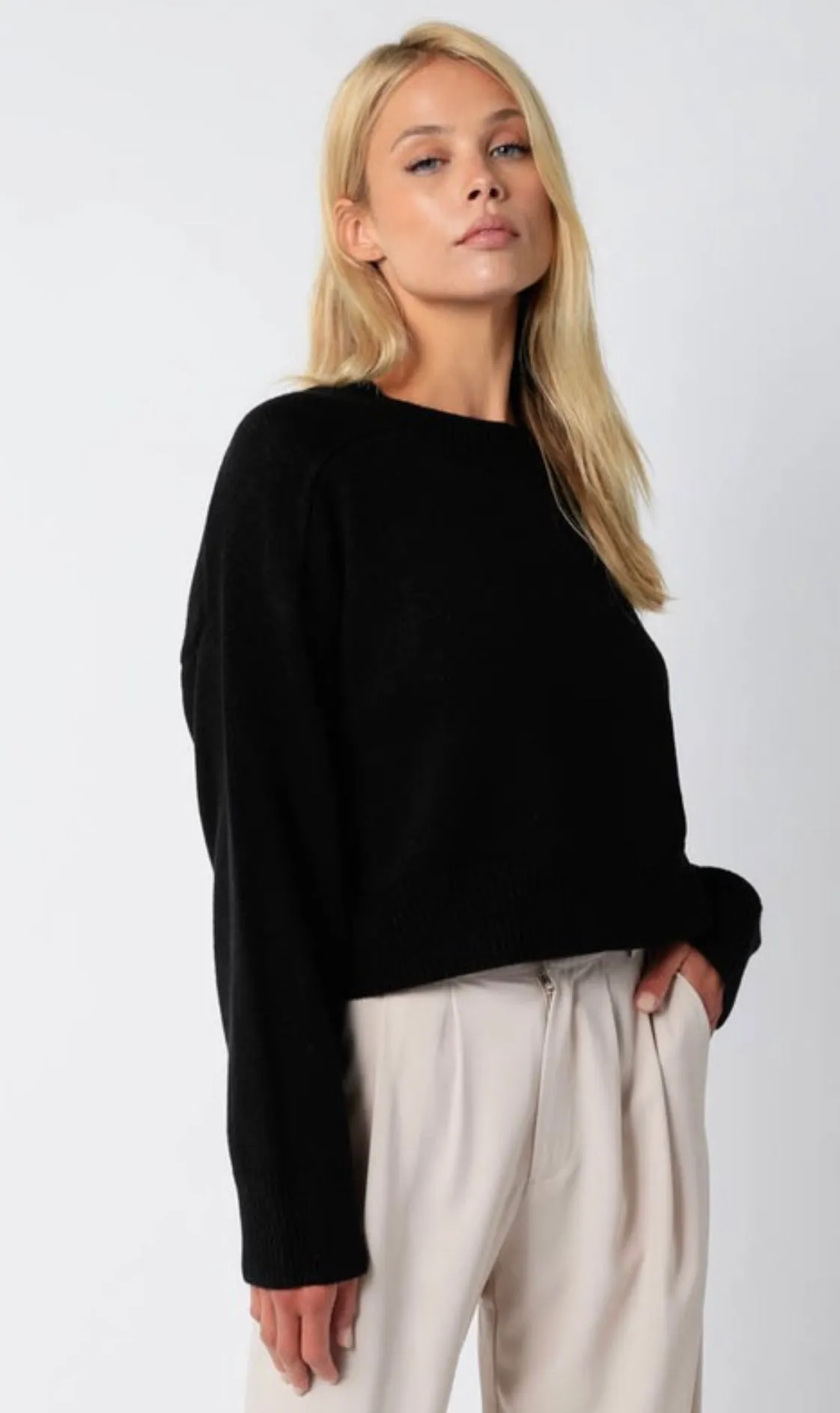 Keeping It Simple Sweater: Black