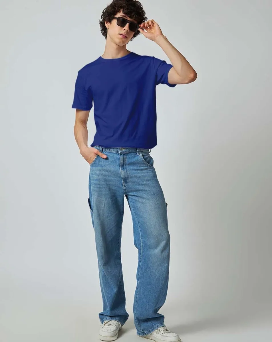 Royal Blue Plain T-shirt