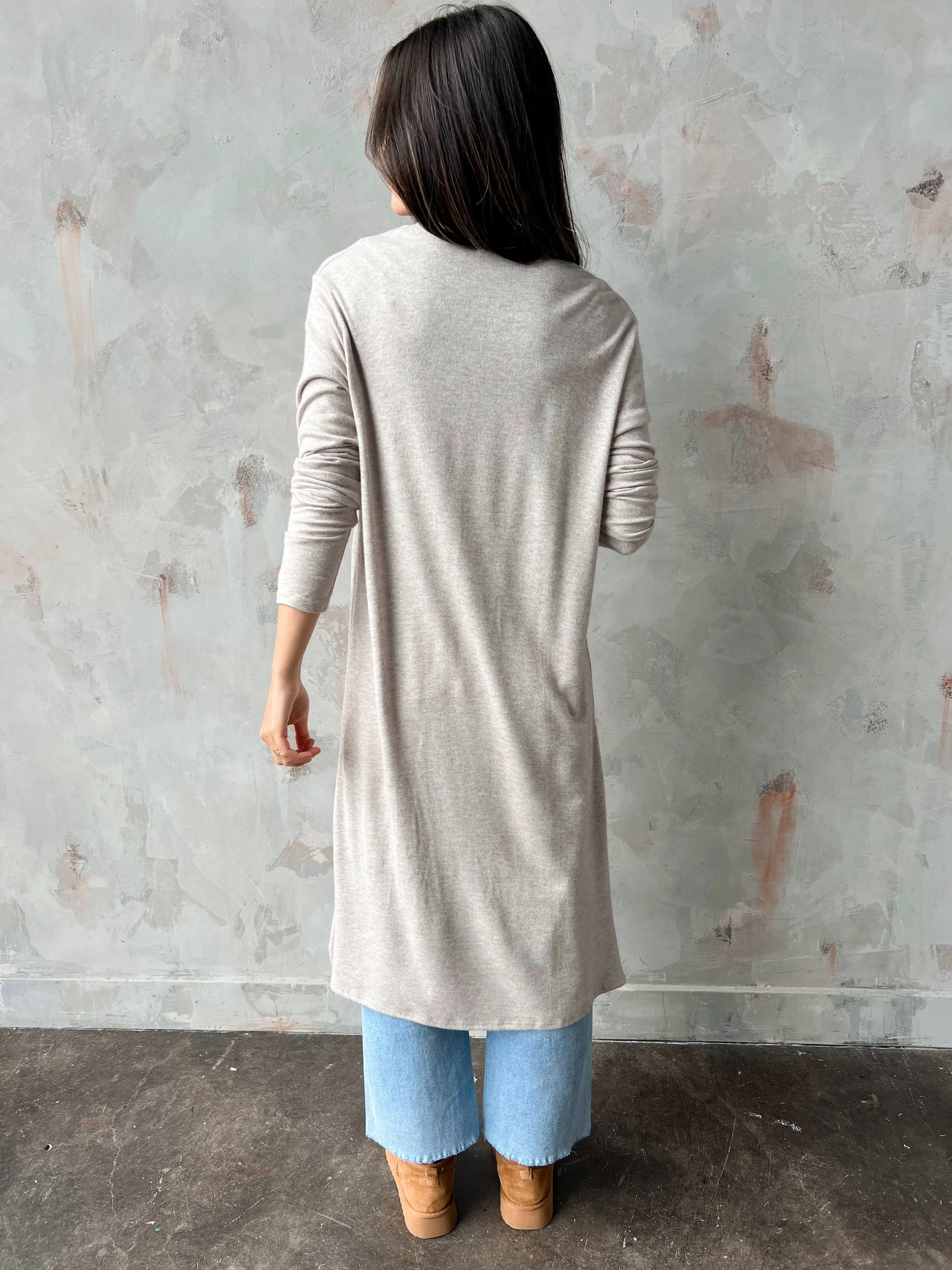 Simple Times Cardigan - OATMEAL